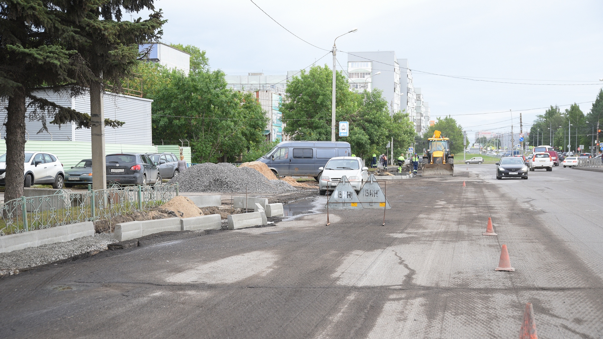 Власти Вологды оценили ход ремонта на улицах Ярославской и Костромской